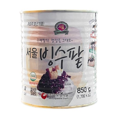 자연일로 굿모닝서울 빙수팥 팥빙수팥 통조림 팥빙수재료