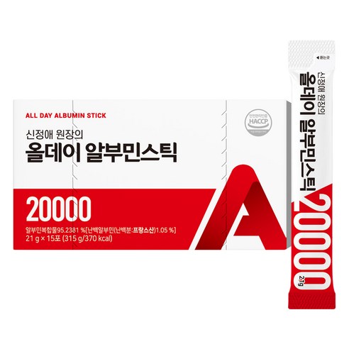신정애 원장 올데이 알부민스틱 20000, 15회분, 1박스