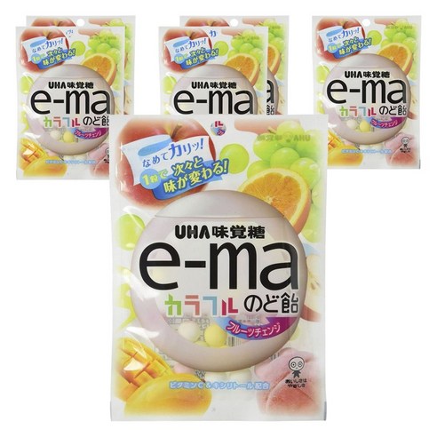 ema 컬러풀 목캔디 후르츠 체인지