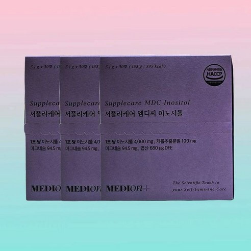 메디온 서플리케어 엠디씨 이노시톨 30포 MDC 4000mg 엽산 비타민B