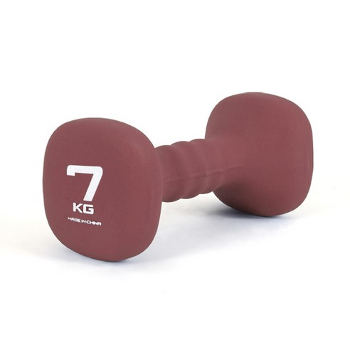 아이워너 네오프렌 사각 컬러아령 버건디, 7kg, 1개