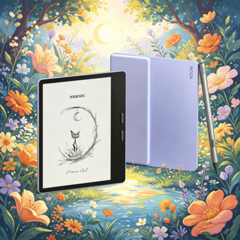 오닉스 boox 북스 Leaf5+ 이북리더기 스마트 전자책 7인치 Carta1300 잉크스크린 블루  최신리  300ppi 초고화질 해상도