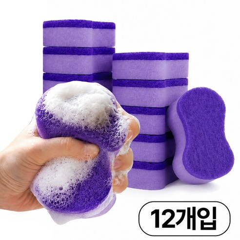 슬루나 스크래치 제로 양면 스펀지 수세미