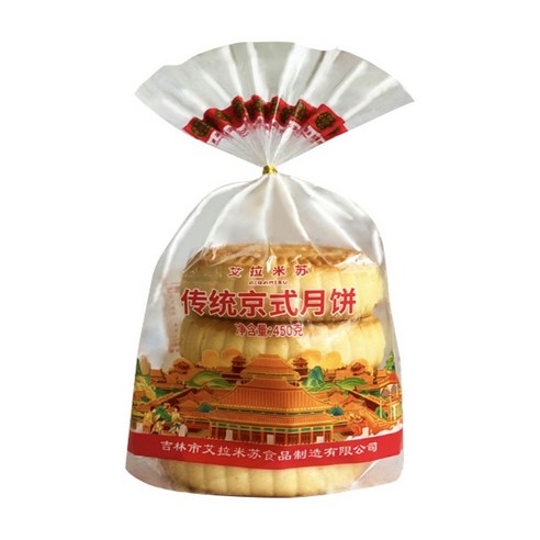 (장가푸드) 중국월병 연길월병 전통경식월병 오인월병 애라미수 450g 1봉, 3개, 450g
