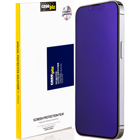 caseplz파리슬라이딩 시력보호 UV 블루라이트 차단 강화유리 휴대폰 액정 보호 필름