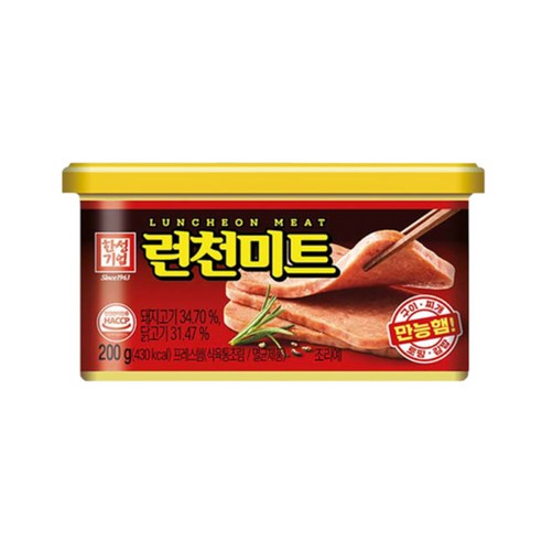 한성기업 런천미트, 200g, 3개