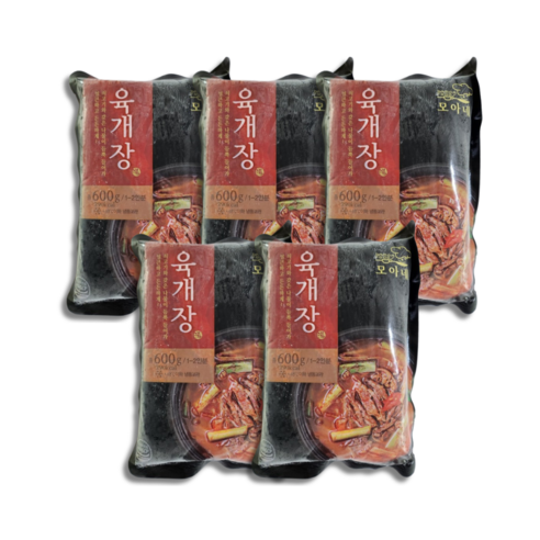 잇츠딜리셔스 다모아 모아네 육개장 600g X 5팩, 600g, 5개
