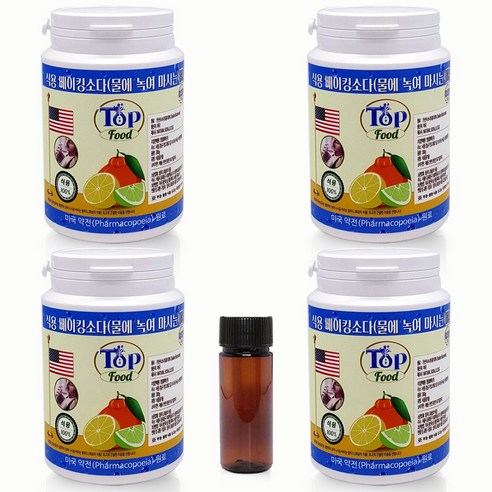 탑푸드(최상의식품) 식용 베이킹소다 300g 미국약전 원료 (USP) 특허청 상표 등록, 300g, 8개