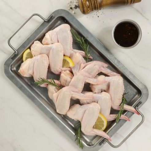치킨마켓 국내산 냉동 닭윙 닭날개 통날개 3kg (1kg x 3팩)