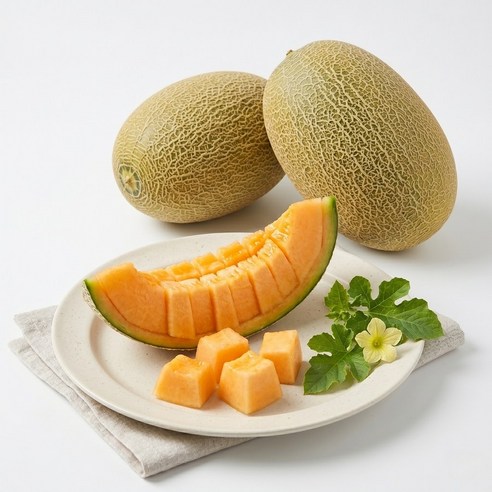 본연채 고당도 하미과메론 당도선별 산지직송, 2kg, 1개