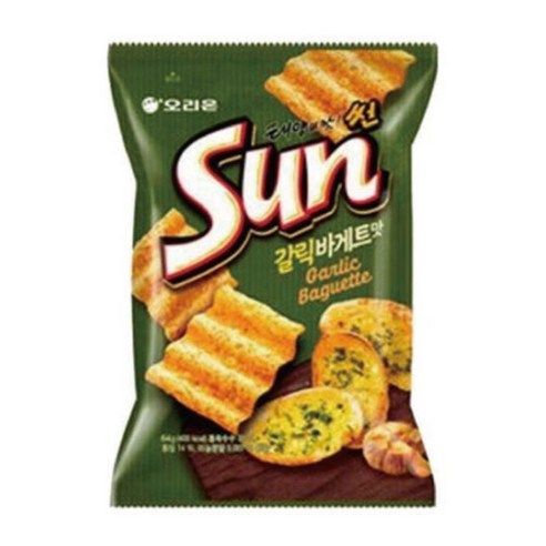 오리온 태양의 맛 썬 갈릭바게트맛, 80g, 24개