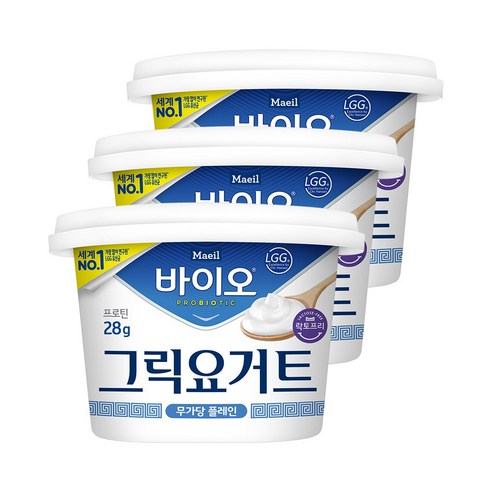 매일바이오 그릭요거트 무가당 플레인 대용량 400g