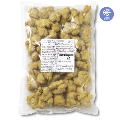 [맛난꼬꼬] 순살 치킨 가라아게 (냉동), 1kg, 1개
