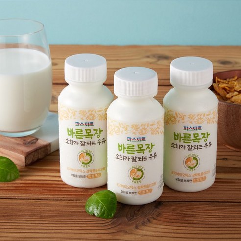 파스퇴르 바른목장우유 소화 잘되는 우유 180ml, 180ml, 15개