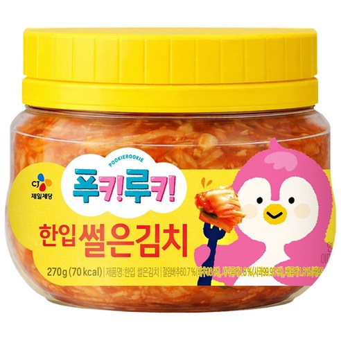 푸키루키 한입 썰은김치, 12개, 270g