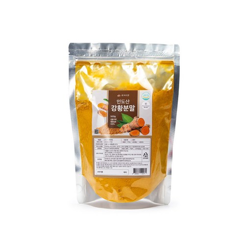 백세식품 강황가루 인도산 HACCP 인증제품, 1개, 500g