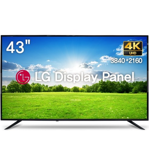 위드라이프 43인치 4K UHD TV 엘지정품패널 에너지1등급 고화질티비, 109cm/43인치, 43UHD, 스탠드형, 방문설치