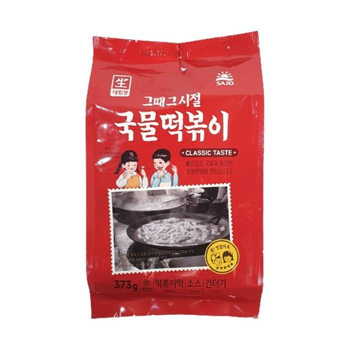 (무)(냉장)그때그시절국물떡볶이 373gX12개, 373g, 12개