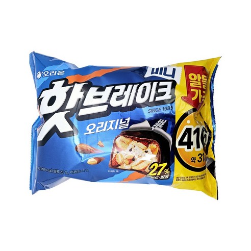 오리온 핫브레이크 미니, 416g, 5개