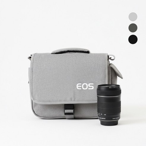 감성스터프 EOS 캐논 DSLR 기본 스트랩 카메라가방, 1개, 라이트그레이/중