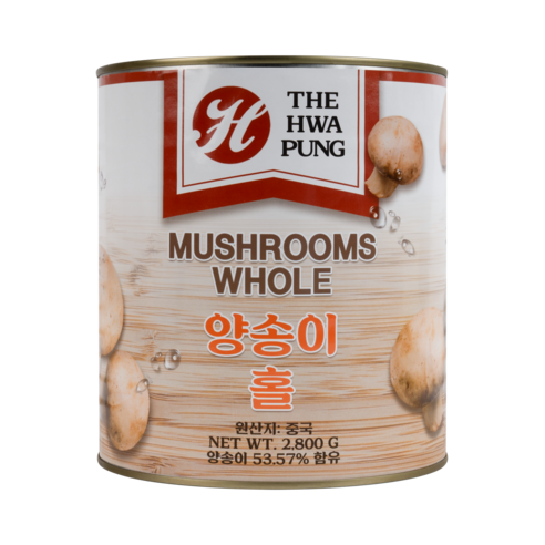 화풍 양송이 홀 2.8kg