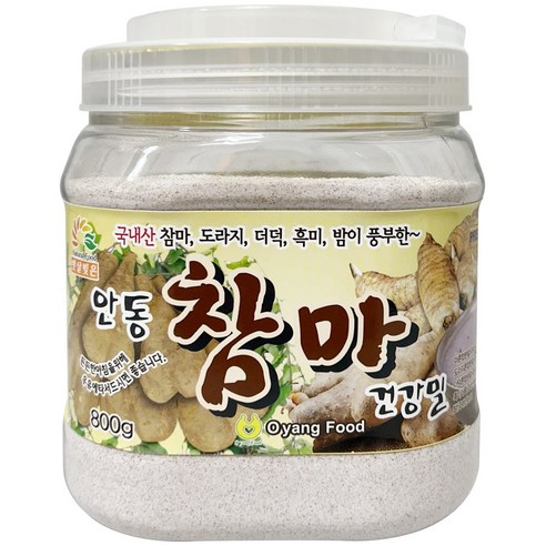 오양식품 안동 참마 건강밀 선식 통, 800g, 6개
