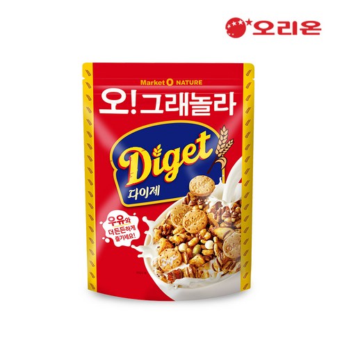마켓오네이처 오 그래놀라 다이제 시리얼, 300g, 1개