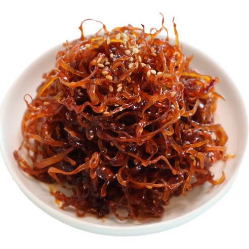 여우마을 수제반찬 고추장 오징어실채 볶음, 1개, 150g
