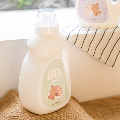 아가드X돗투돗 아기 섬유유연제 1500ml 유아 고농축 세탁 섬유유연제 약산성 대용량, 1개, 1.5L