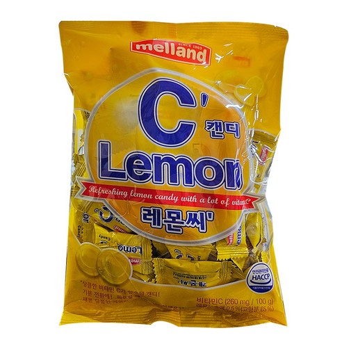 멜랜드 레몬씨 캔디, 252g, 5개