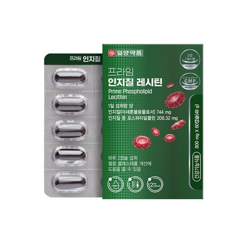 프라임 인지질 콜레스테롤 혈행개선 레시틴 집중력 1개월분, 60정, 1개