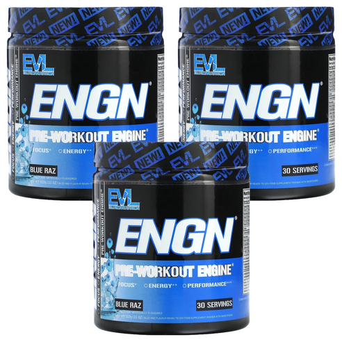 EVLUTIONNUTRITION ENGN 프리-워크아웃 엔진 블루 라즈 맛