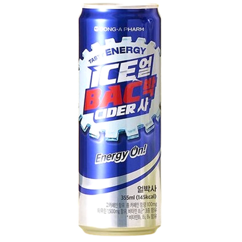 동아제약 얼박사 얼음 박카스 사이다 355ml 에너지드링크