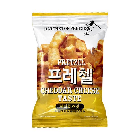 프레첼 체다치즈맛 85g, 85g, 12개