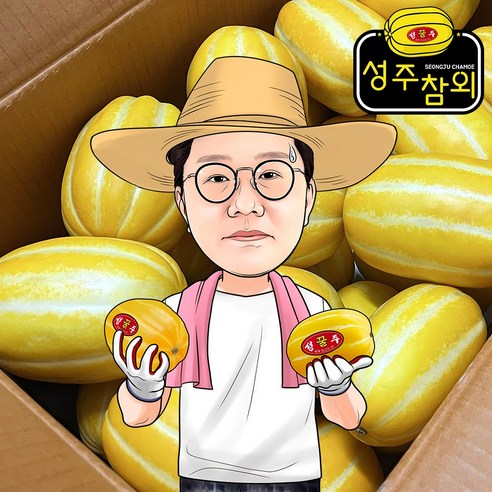 당일 수확한 고당도 성주 꿀 참외 산지직송, 1박스, 019.가정용 성주참외 대과 4.5kg