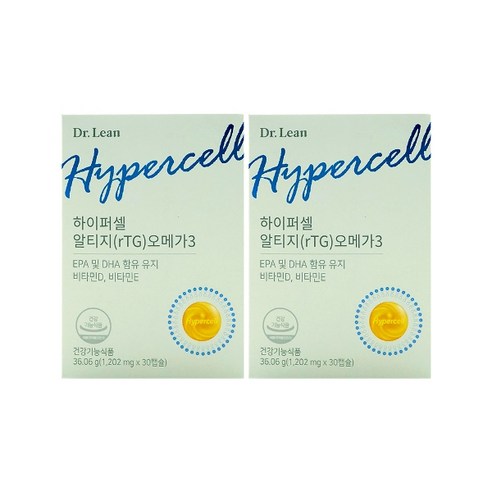 기타 닥터린 하이퍼셀 알티지 오메가3 1202mg x 30캡슐 2박스