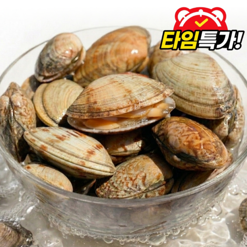 [타임세일] 바지락 국산 해감 왕바지락