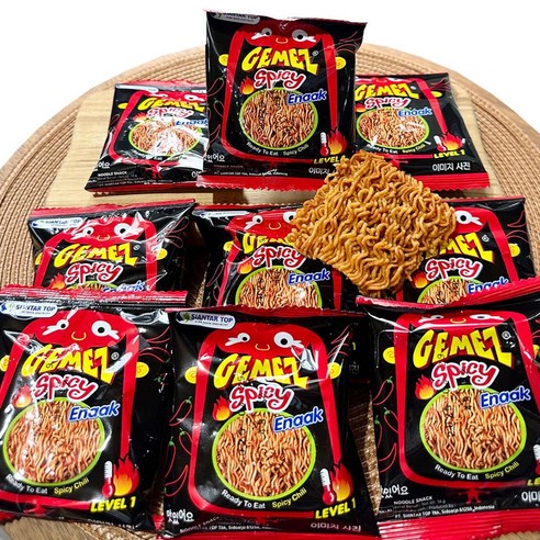 게메즈 에낙 스파이시 라면과자, 14g, 60개
