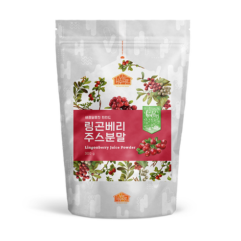 건강한우리집비옴 새콤달콤한 핀란드 링곤베리 주스 분말