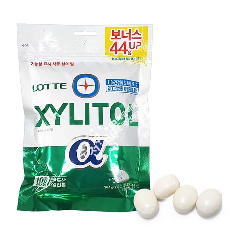 롯데제과 자일리톨 알파 오리지날 리필, 264g, 1개