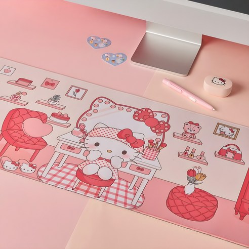 산리오 캐릭터즈 헬로키티 룸투어 장패드
