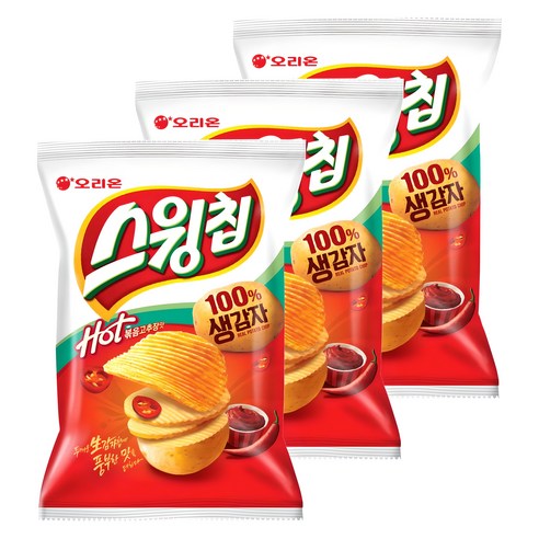 오리온 스윙칩 핫 볶음고추장맛