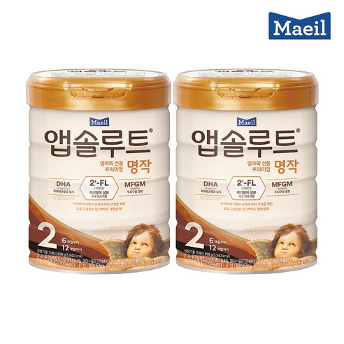앱솔루트 엄마의 선물 프리미엄 명작 분유 2단계