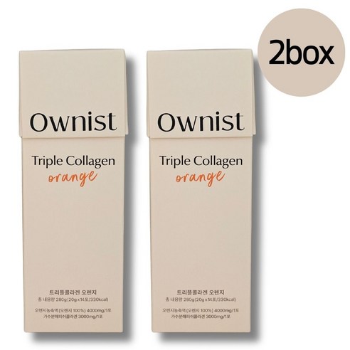 오니스트 트리플콜라겐 오렌지맛 저분자 피쉬콜라겐 4000mg