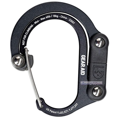GEAR AID 히어로클립 (HEROCLIP) 폴딩 카라비너 훅