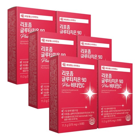 제일헬스사이언스 리포좀 글루타치온 필름 비타민C 고함량 HACCP 인증, 6개, 30회분