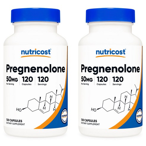 뉴트리코스트 프레그네놀론 50mg 120캡슐 2병