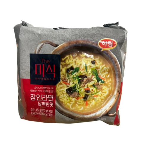 더미식 장인라면 담백한맛 113g