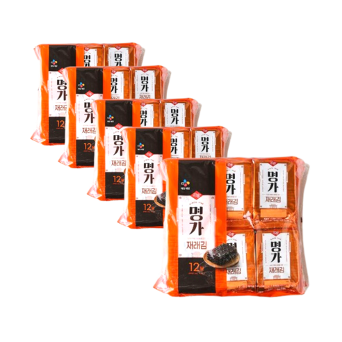 명가김 재래김 4g x12입 5개