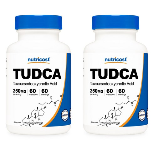 뉴트리코스트 TUDCA 타우로우르소데옥시콜 애시드 250mg 캡슐, 2개, 60정